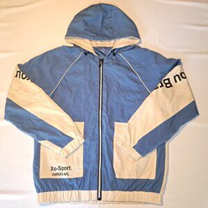 Zaful Hooded Raglan Galads Are You Brave Jacket Zip Up Mens Large